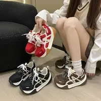 爆款德训鞋女款2025新款秋季复古时尚阿甘鞋增高百搭运动休闲鞋女