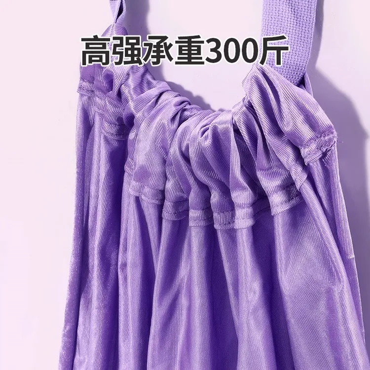 空中瑜伽吊绳家用开肩开背瑜伽弹力带瑜伽伸展带无弹力挂门瑜伽绳