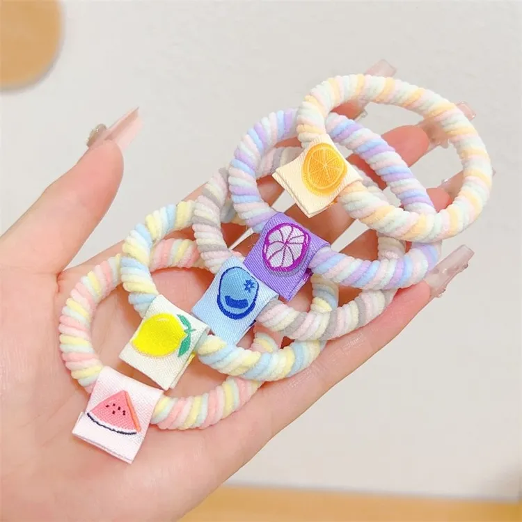 高弹力耐用2025春夏新款小清新甜美可爱不伤发头绳女款儿童