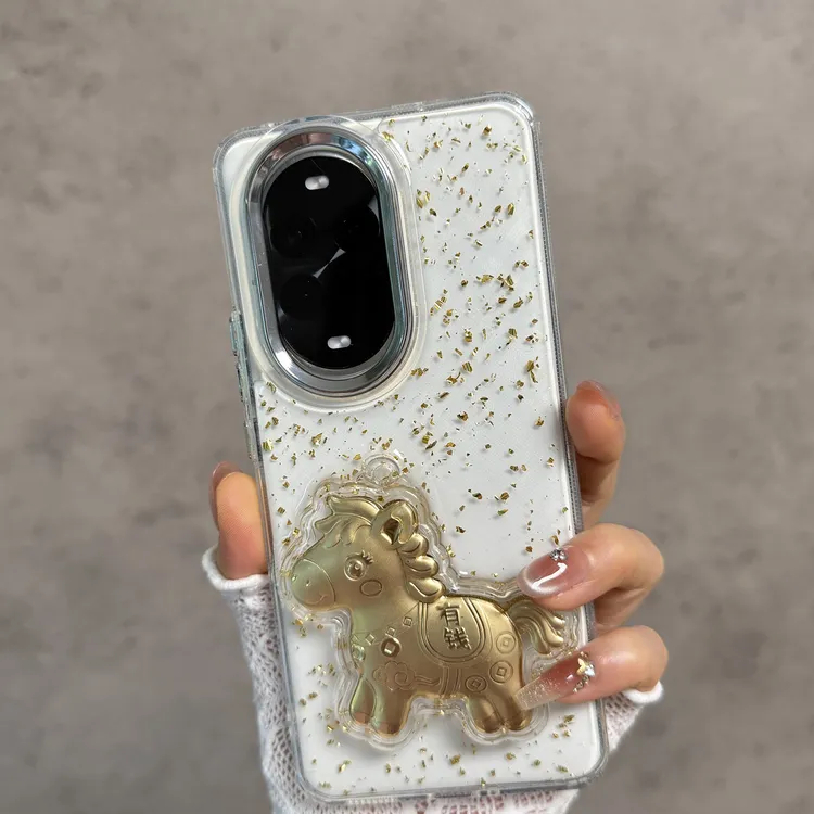 适用于华为nova13pro手机壳mis-al00透明新年款马年镜头不包大孔