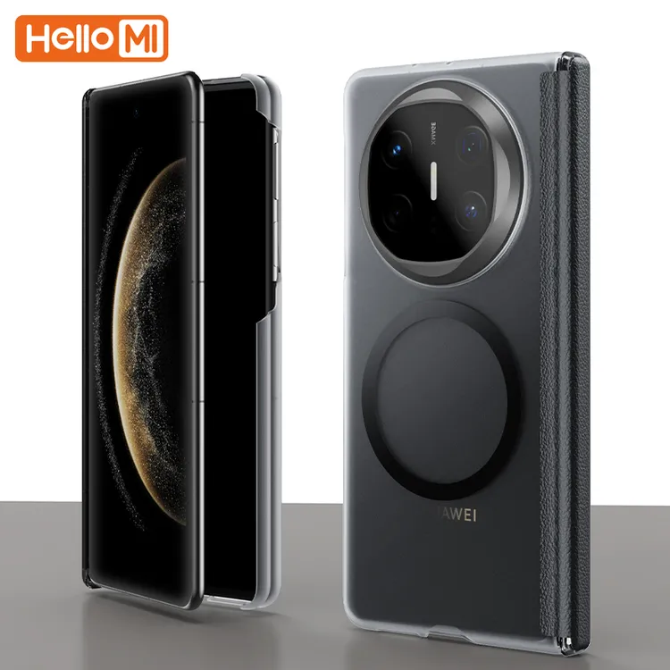 适用华为MateX6手机壳x6典藏版X5保护套磨砂双屏中轴全包X3磁吸