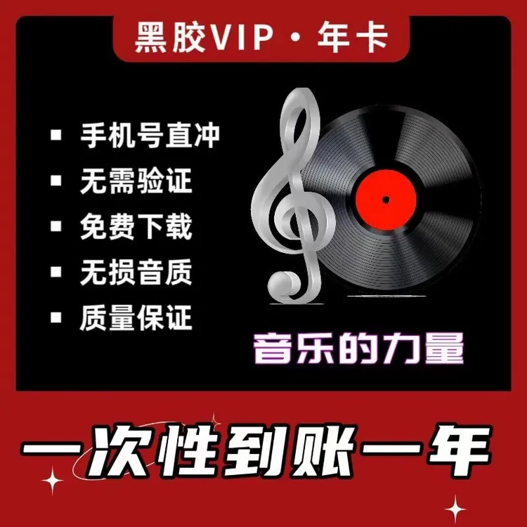 网.易YUN 音乐黑胶会员VIP年卡 -下单联系客服