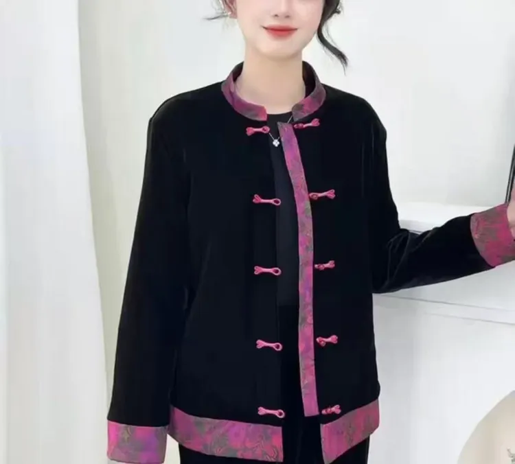 （棉服）新款新中式盘扣国风减龄显瘦外套