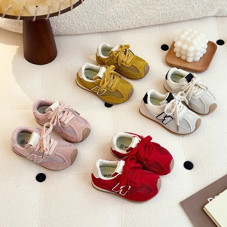 ABC儿童运动鞋2025春秋新款韩版中小童软底透气鞋子女童防滑潮鞋