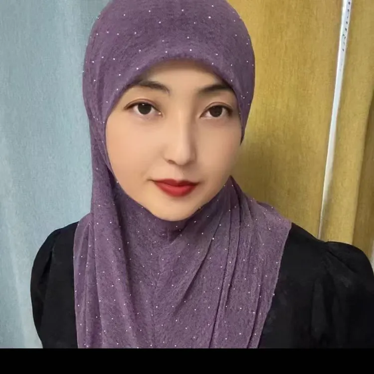 秋季新款高温烫钻盖头