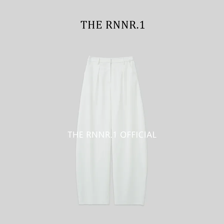 THE RNNR.1秋冬必备！ 帅气 白色 镰刀西装裤