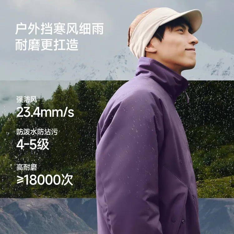 【蕉下男夹克气绒服】秋冬保暖户外防风休闲立领CL23525外套防寒qd