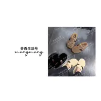 【香香严选】百搭勃肯毛毛拖2025新款包头棉拖鞋6825 跟高3.5CM