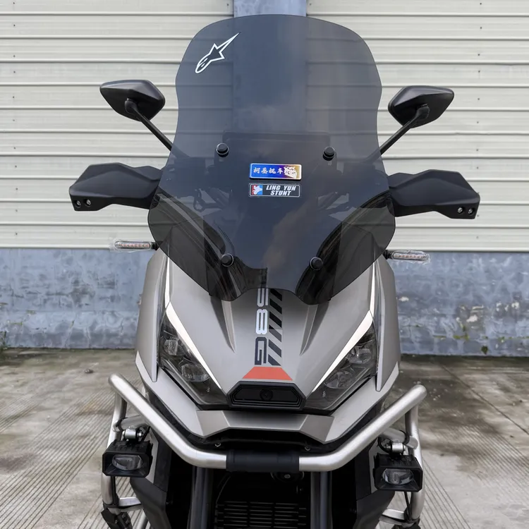 ZONTES升仕368G改装加高前挡风板高清加厚挡风玻璃前挡风板配件