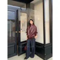宇苗huym  设计师红色质感高级感个性皮衣 WT000234