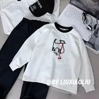 【现货】杭州六小六正版BY LIUXIAOLIU秋冬季儿童加绒长袖17948