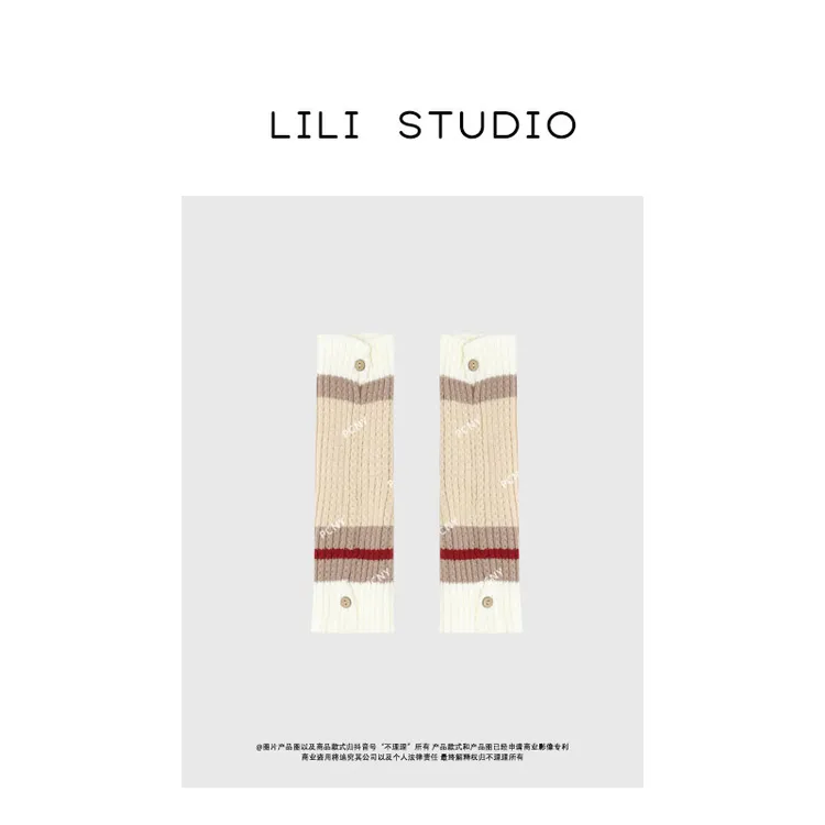 PCNY「潮线腿袜」不理理冬季新款小众时尚百搭针织腿袜女