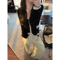 宽松型针织修身型秋季女毛针织衫法式打底衫女装小众