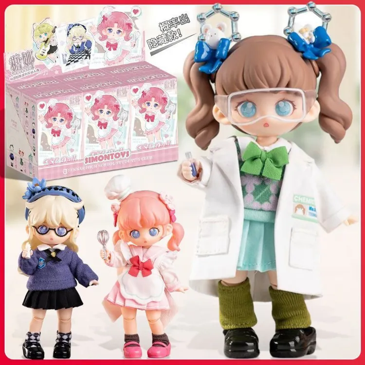 正版SIMONTOYS糖娜二代社团招新系列盲盒12分BJD关节可动手办玩偶