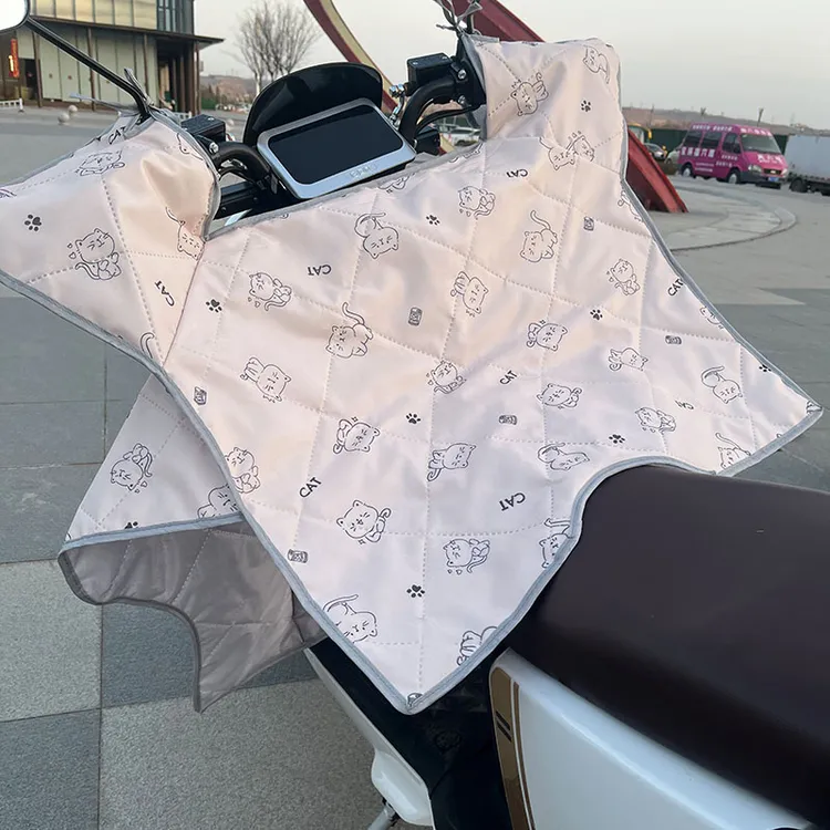 新款电动车挡风被夏季通用电瓶摩托三轮车防晒罩防水防风四季通用
