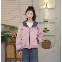 2025连帽格子拼接棉服外套冬季新款休闲百搭时尚棉衣外套