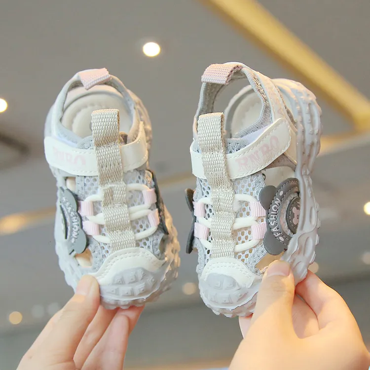 男宝宝学步鞋包头防踢沙滩鞋夏季新韩版时尚潮款女童运动凉鞋鞋子