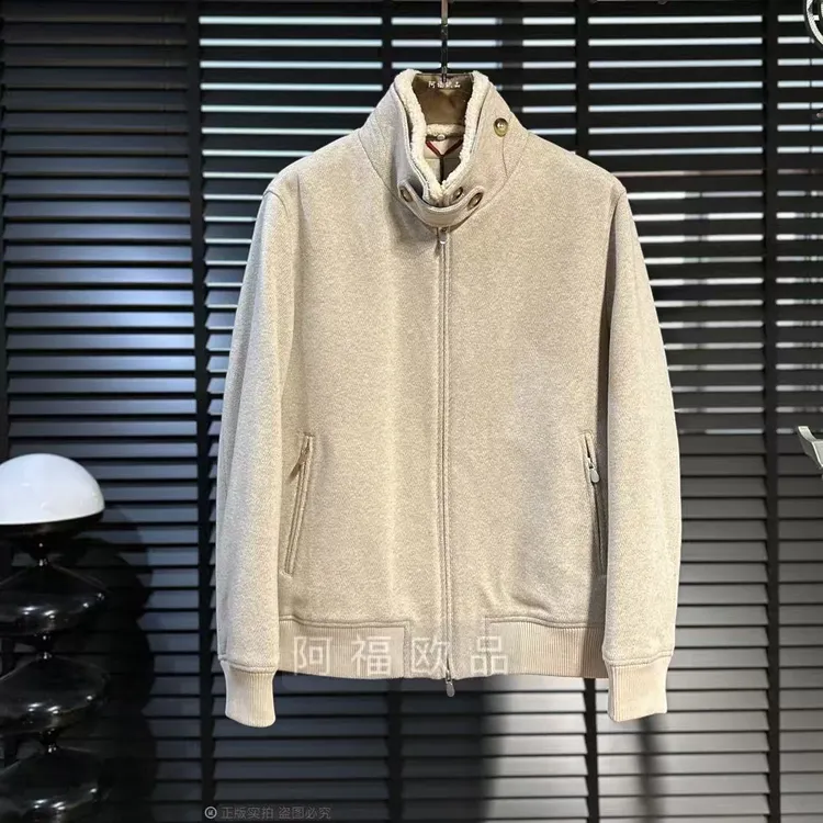 【雅绅男装】男士净奢毛领羊毛混纺鹅绒羽绒服男款