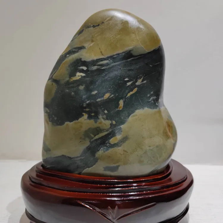 贵州天然乌江石摆件