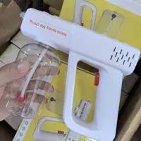 酒精电动喷雾器蓝光消杀专用家用小型纳米次氯酸雾化消毒喷壶枪机