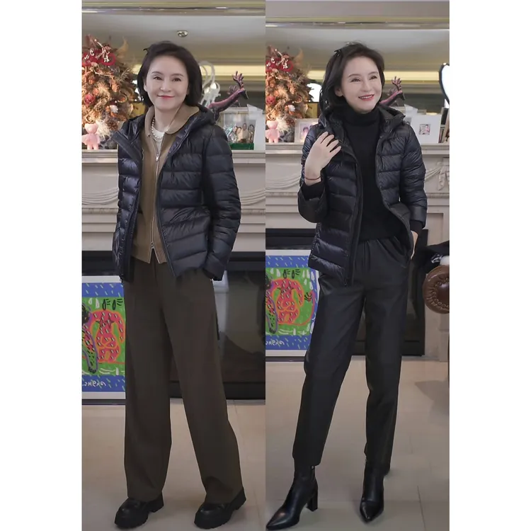 我是摩羯 0压感羽绒服  90白鹅绒蓬松保暖防钻绒秋冬连帽