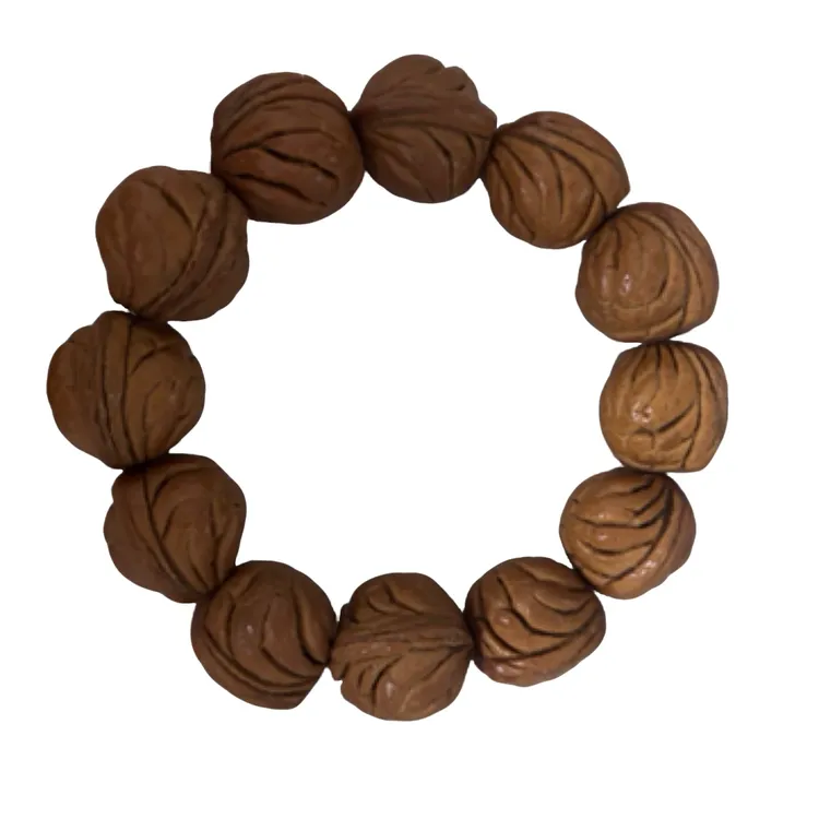 秦岭龙纹核桃文玩核桃手持大尺寸龙纹核桃手串满天星官帽