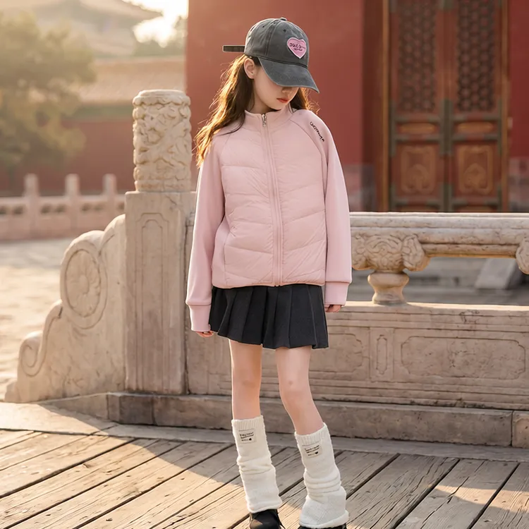 【双面穿】儿童羽绒服校服神器女大童内胆轻薄款学生秋冬抗寒外套