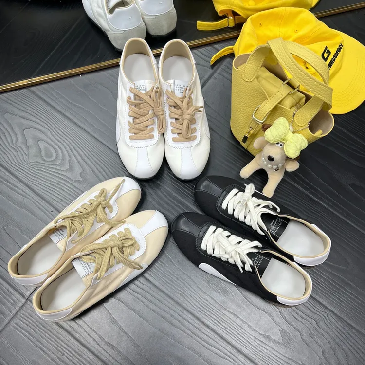 夏天透气复古德训赛车鞋女2025新款百搭软底运动休闲鞋小白鞋板鞋