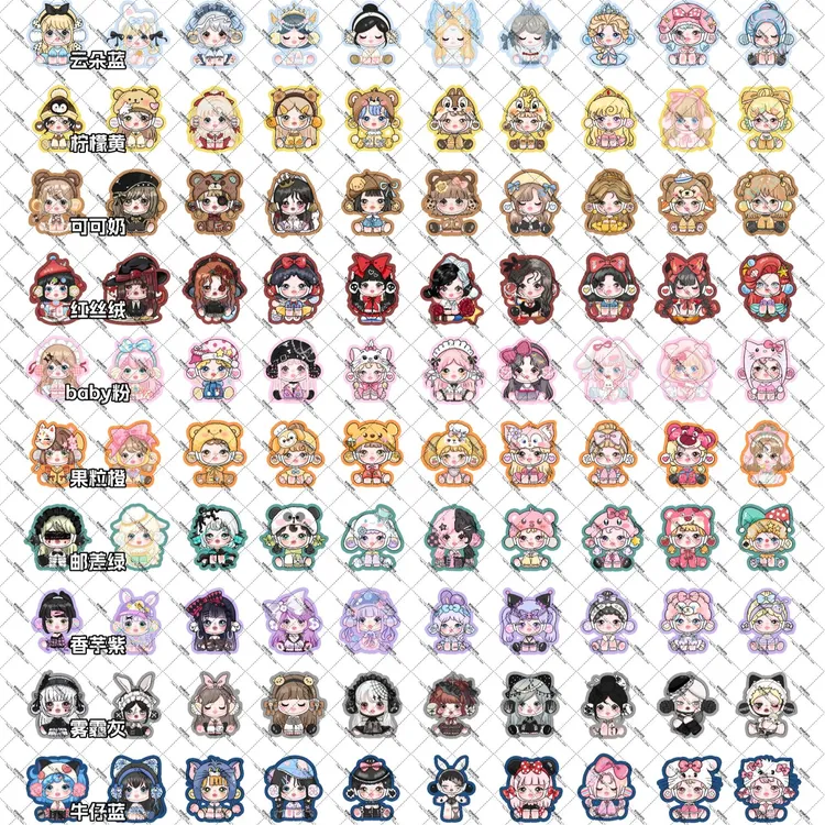 【个人单】SP冰箱贴仿滴胶亚克力冰箱贴潮玩盲盒盲袋文创周边