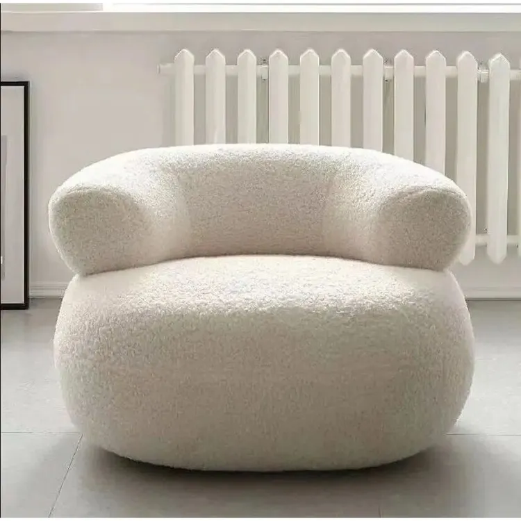 奶油风家用小凳子沙发凳客厅茶几旁边矮凳小板凳圆凳靠背椅换鞋凳