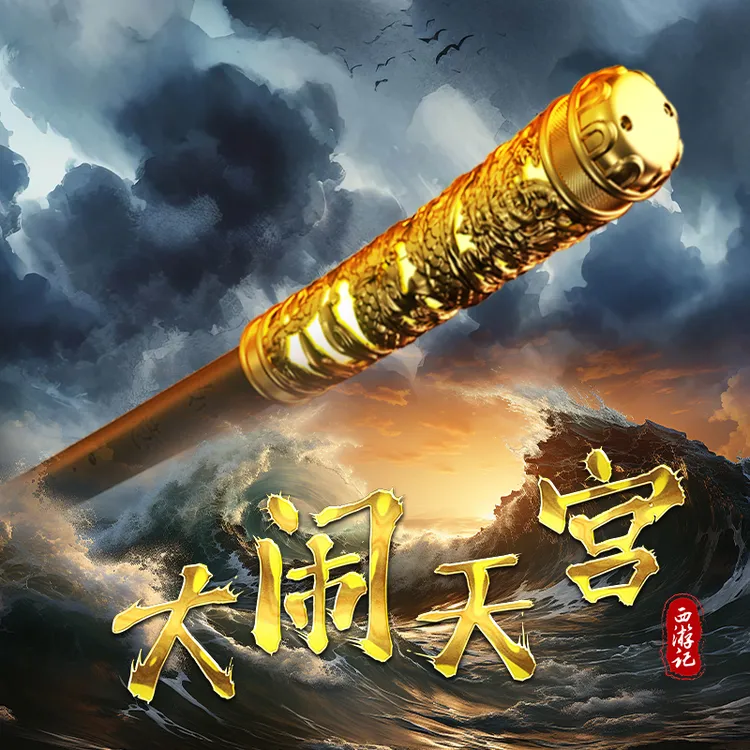 齐天大圣如意金箍棒声控发光自动伸缩玩具趣味吹气风控儿童礼物
