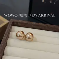 铜合金仿珍珠耳饰 【耀龙专属】W0W0“法式气质珠珠”耳饰R2239