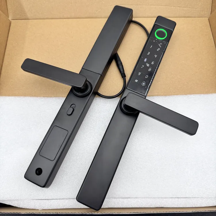 断桥铝合金密码锁户外适用于85型中心距庭院门推拉门等智能门锁