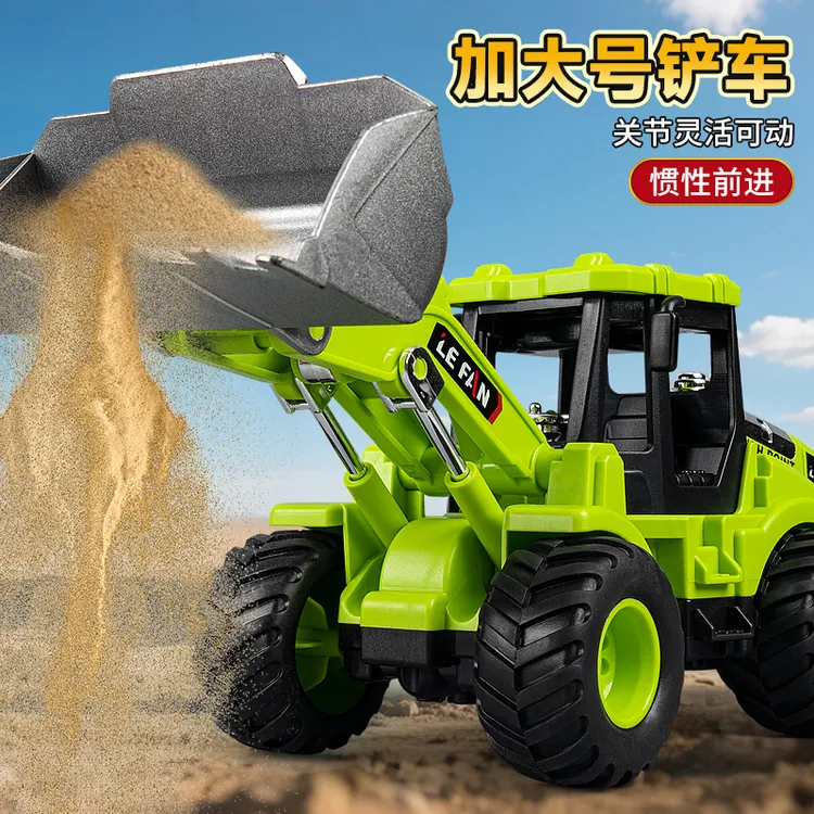 儿童新款大号推土机工程玩具车压路机男孩3到6岁惯性耐摔铲车玩具