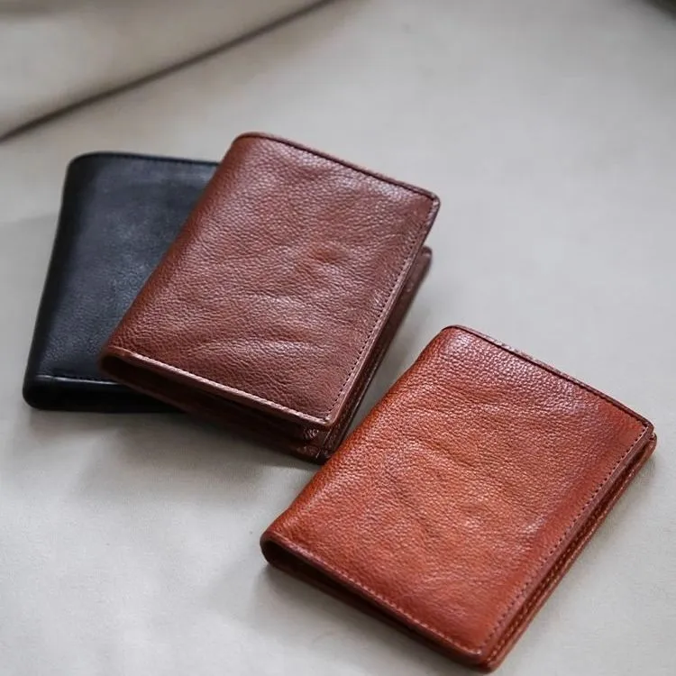 优质PU男士短款钱包头层两折驾照行驶证银行卡包零钱夹