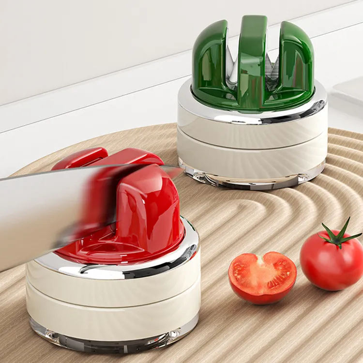 家用厨房磨菜刀剪刀磨刀神器快速磨刀迷你圆球吸盘磨刀石工具