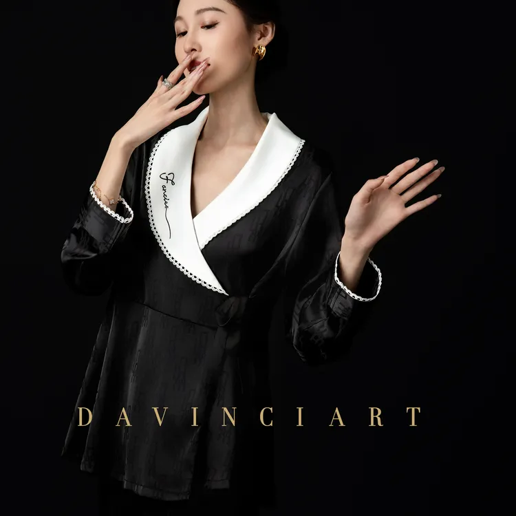 达芬奇密码【四季与你】春秋原创风格睡衣女士女款宽松家居服长袖