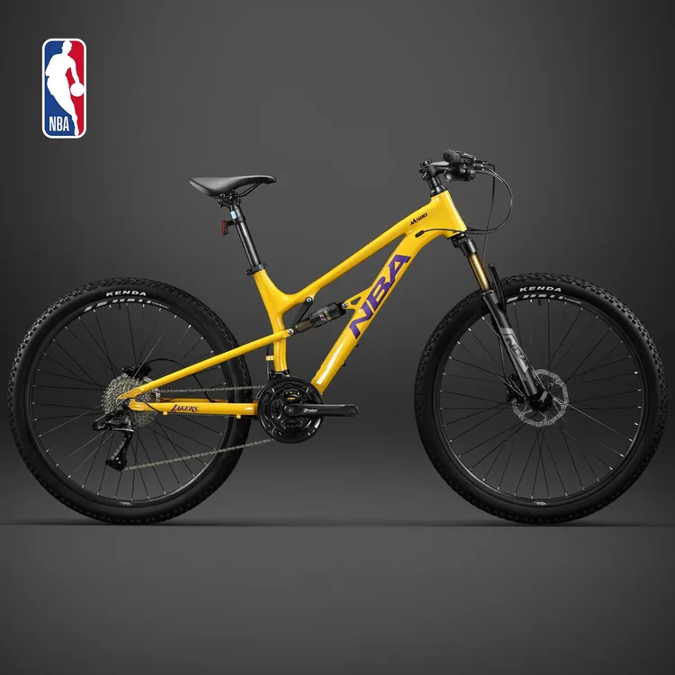 美国NBA软尾山地自行车成人男款通勤变速双减震骑行新款骑行单车