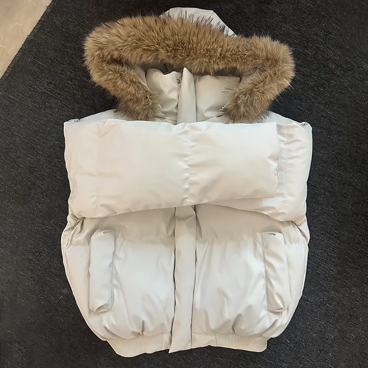 【清仓】棉服外套女PU皮洋气短款白色百搭洋气时髦黑色连帽立领潮