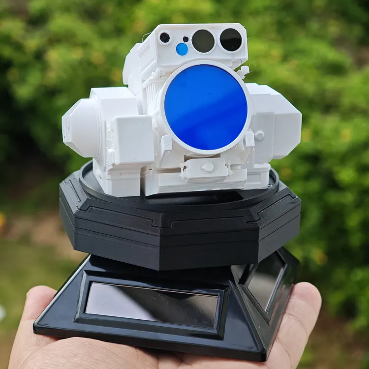 LY-1 激光炮模型-光之利刃3D打印太阳能旋转摆件