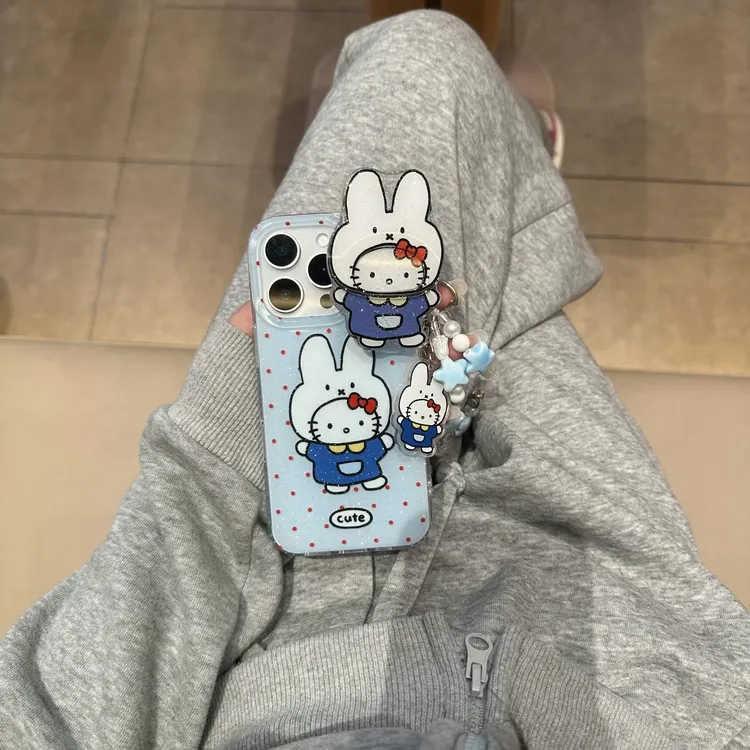 米菲凯蒂适用苹果15pro华为mate60PRO小米14手机壳vivo/oppo防摔
