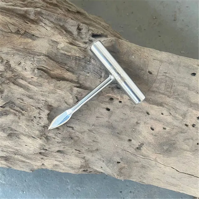 包邮生蚝刀牡蛎刀 钢锻打开蚝刀 T型贝扇刀 烧烤撬生蚝工具碳钢