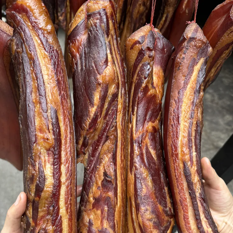 叨叨姐【烟熏后腿/五花腊肉】500g柴火烟熏腌腊肉四川味农家土特产