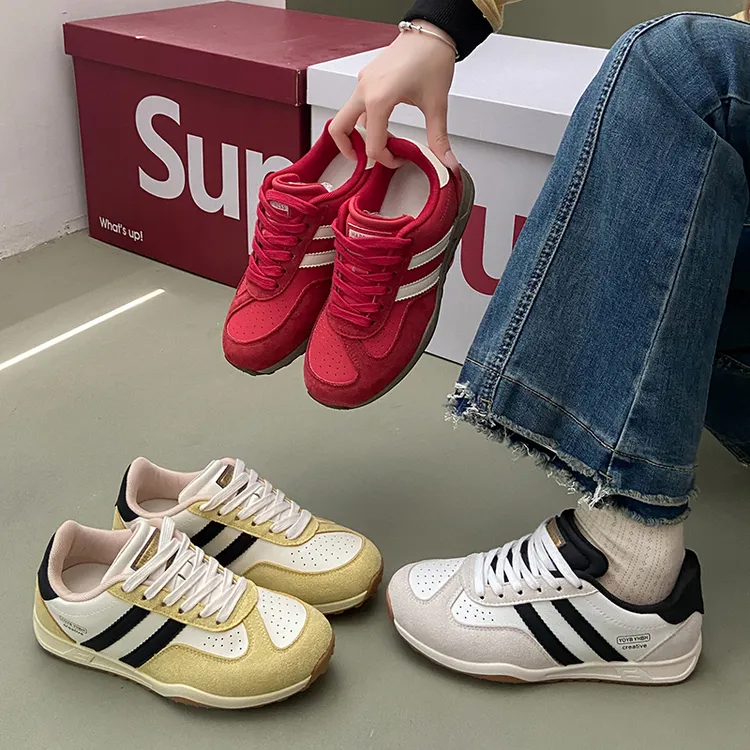 35-43码秋季复古阿甘鞋百搭德训鞋女新款休闲运动鞋41-42大码女鞋