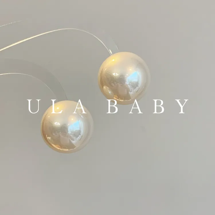 铜合金耳饰 【喜儿ula】9-1-36气质简约珠珠小众时尚耳钉