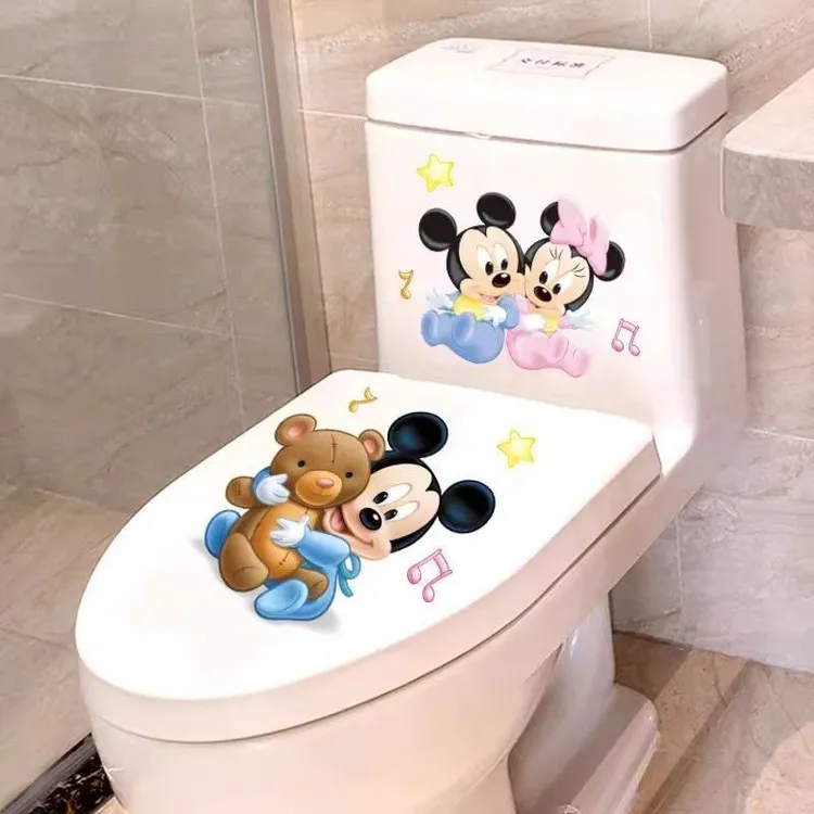 卡通马桶贴纸新款卫生间防水马桶贴创意个性贴画搞笑马桶盖装饰贴