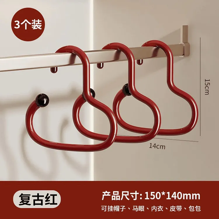 【到手3个】多巴胺衣帽挂钩家用无痕便捷围巾架多功能帽子无痕挂架