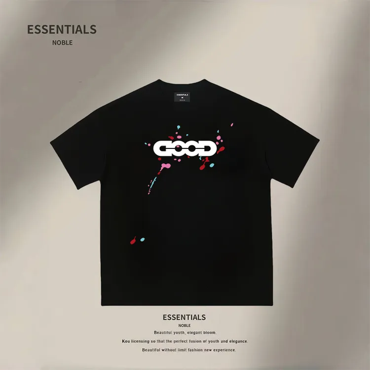 短袖t恤新款潮牌复古高街男生美式圆领宽松印花潮流运动休闲服男