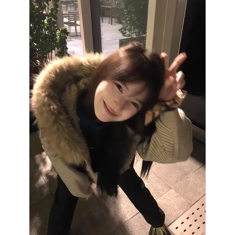 韩系复古毛领连帽外套女秋冬季新款时尚宽松百搭慵懒卫衣开衫上衣