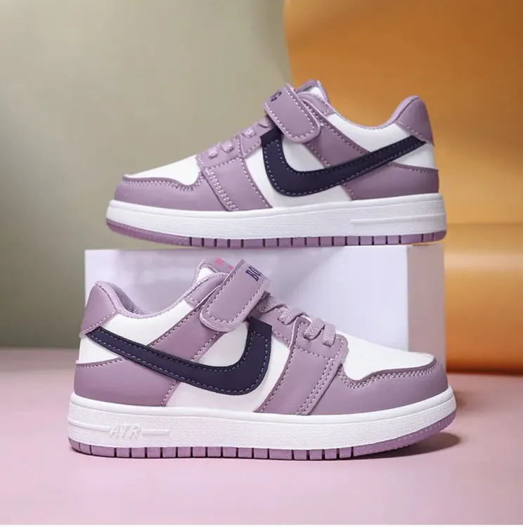 巴布豆男童春秋学生运动鞋儿童耐磨休闲板鞋中大童跑步女孩校园鞋